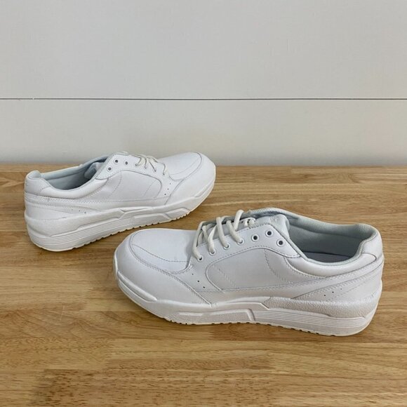 Propet Sanford White Leather Walking Sneakers, Men's Size 11(5E) Extra Wide - Picture 6 of 13